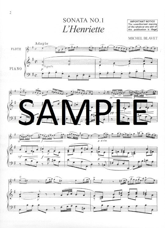 Blavet, M :: Six Sonatas, op. 2 - Book 1: Sonatas 1-3