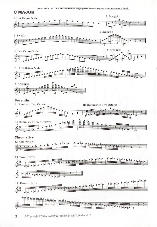 Various :: The Complete Boosey & Hawkes Flute Scale Book