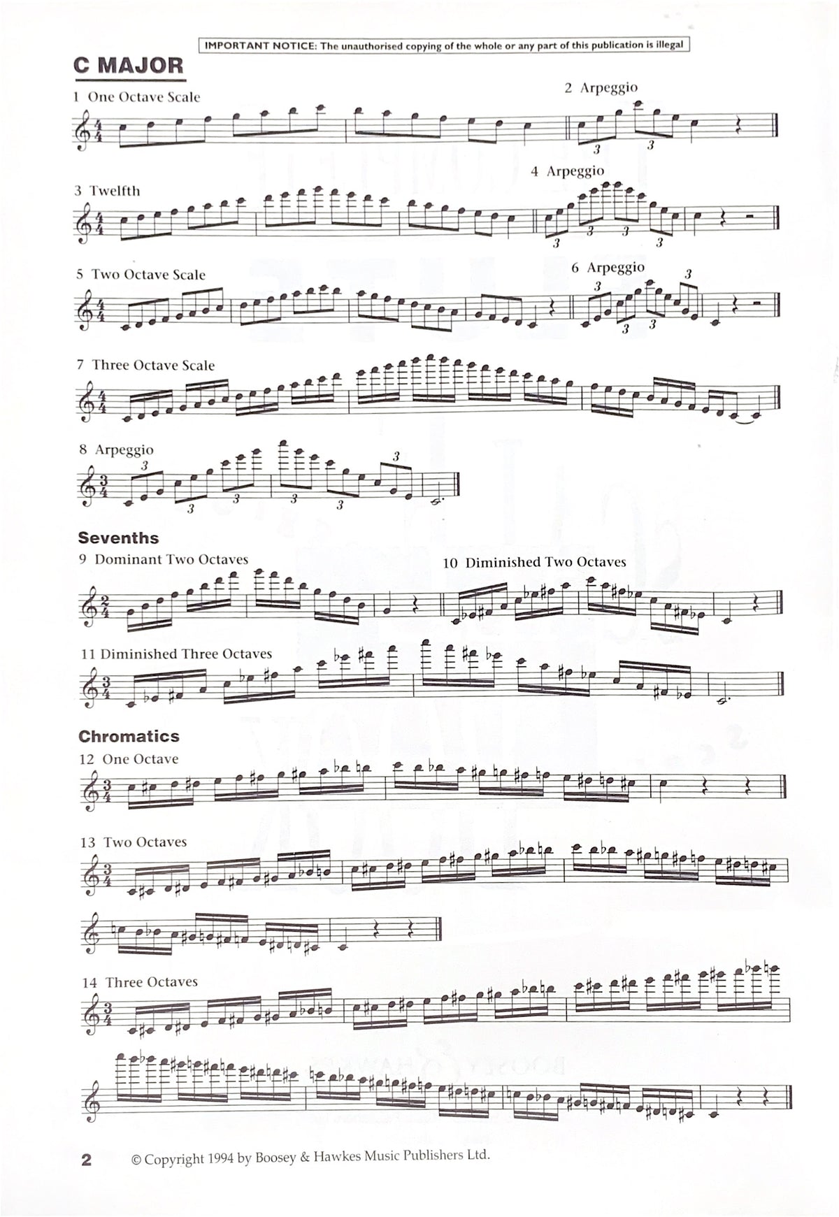 Various :: The Complete Boosey & Hawkes Flute Scale Book