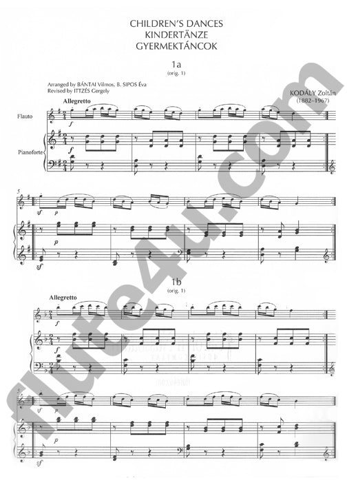 Kodaly, Z :: Children's Dances