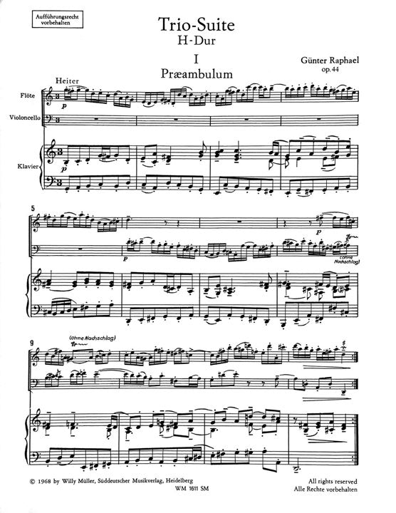 Raphael, G :: Trio-Suite
