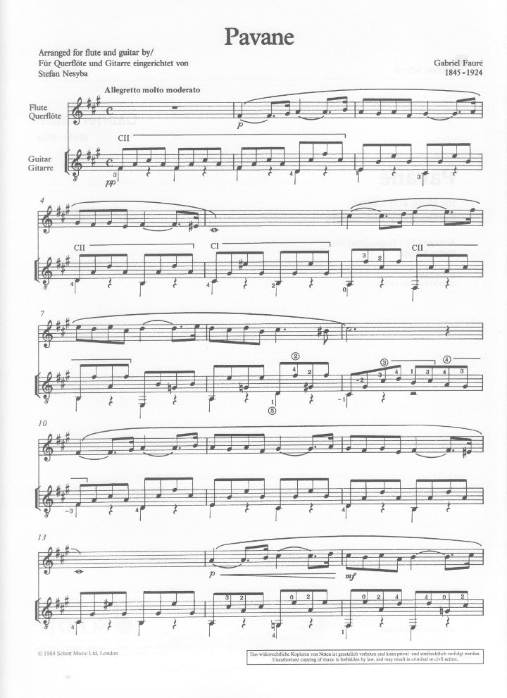 Faure, G :: Pavane