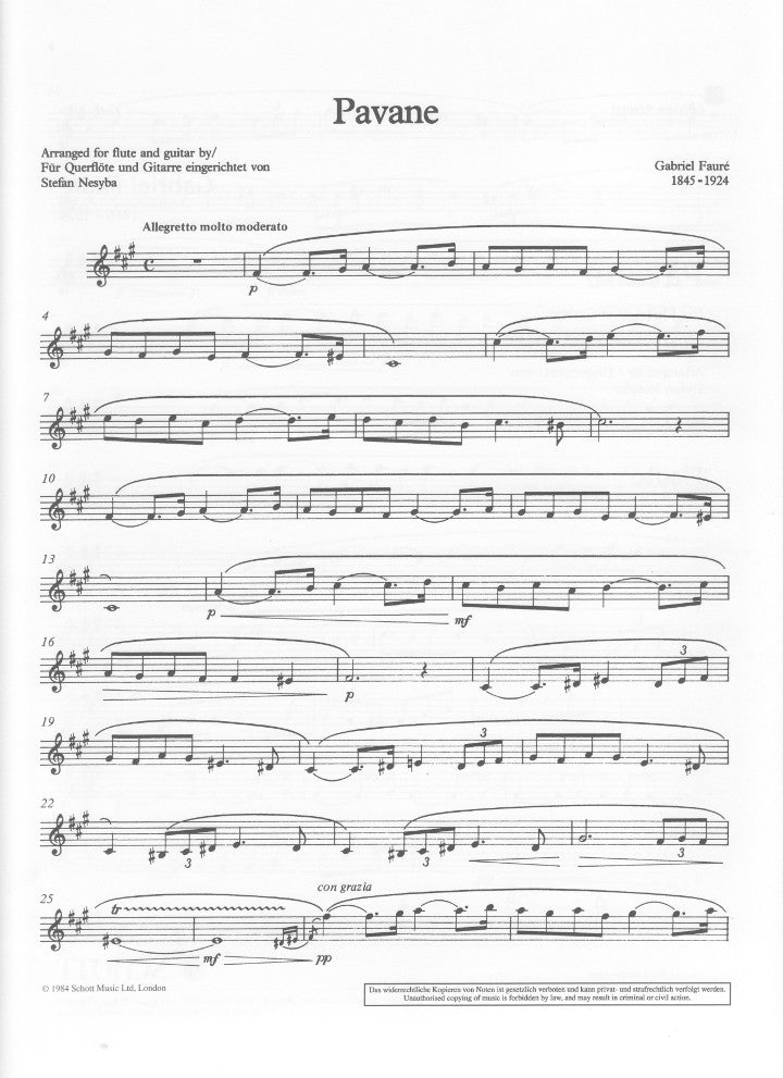 Faure, G :: Pavane