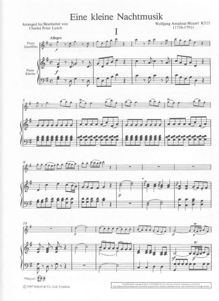 Mozart, WA :: Eine Kleine Nachtmusik, K525