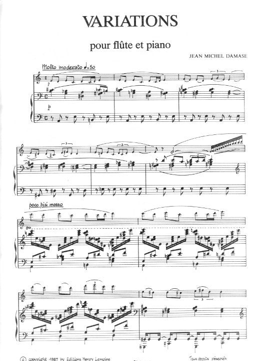 Damase, J-M :: Variations