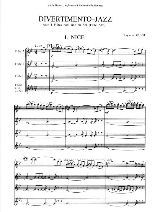 Guiot, R :: Divertimento - Jazz