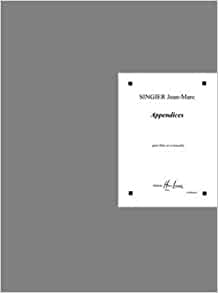 Singier, JM :: Appendices