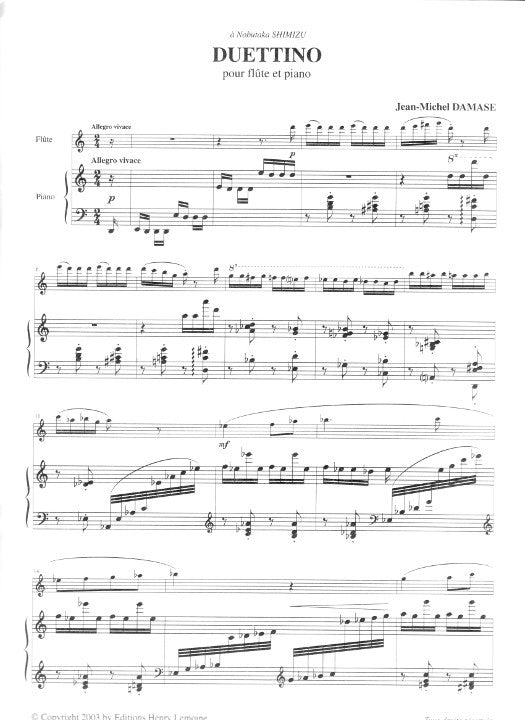 Damase, J-M :: Duettino