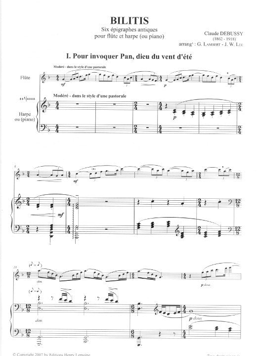 Debussy, C :: Bilitis