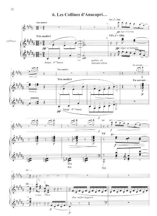Debussy, C :: 6 Preludes