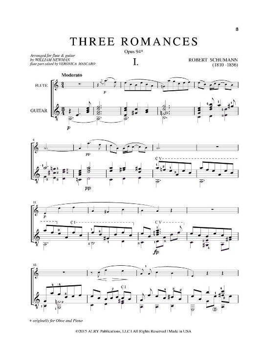 Schumann, R :: Three Romances op. 94