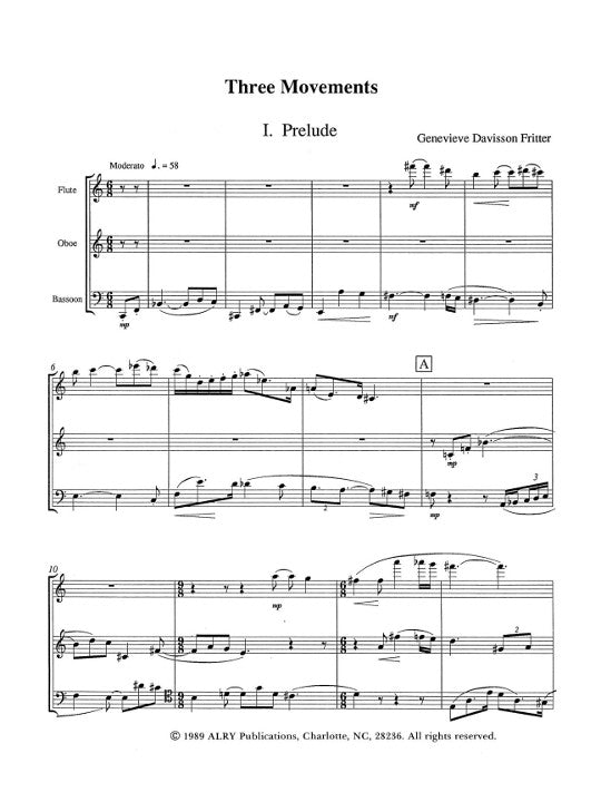 Fritter, G :: Three Movements