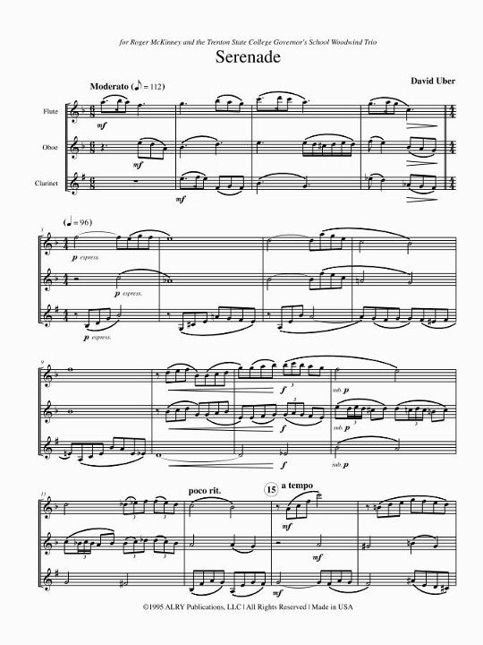Uber, D :: Serenade