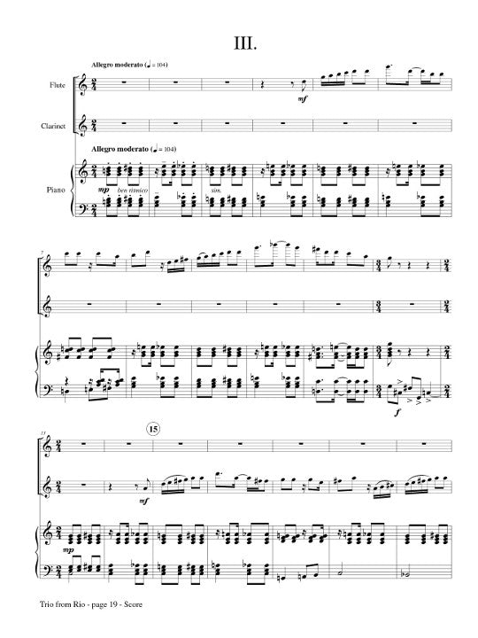 Draganski, D :: Trio from Rio