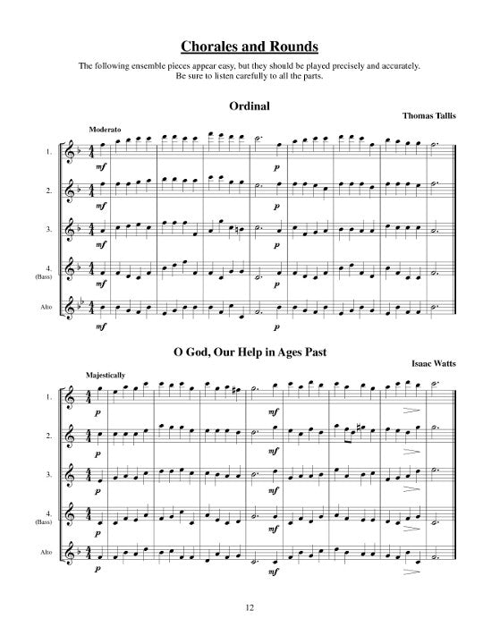 Rice-Young, A :: The Flute Choir Warm-up Book