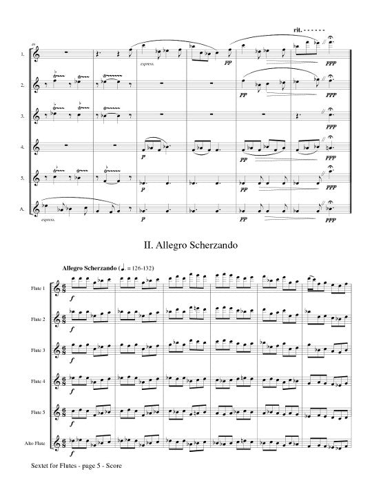 Doran, M :: Sextet for Flutes