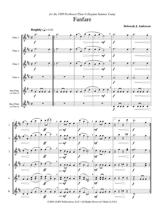 Anderson, DJ :: Fanfare
