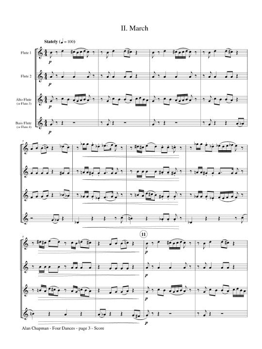 Chapman, A :: Four Dances