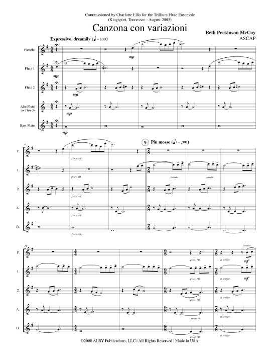 McCoy, BP :: Canzona con variazioni