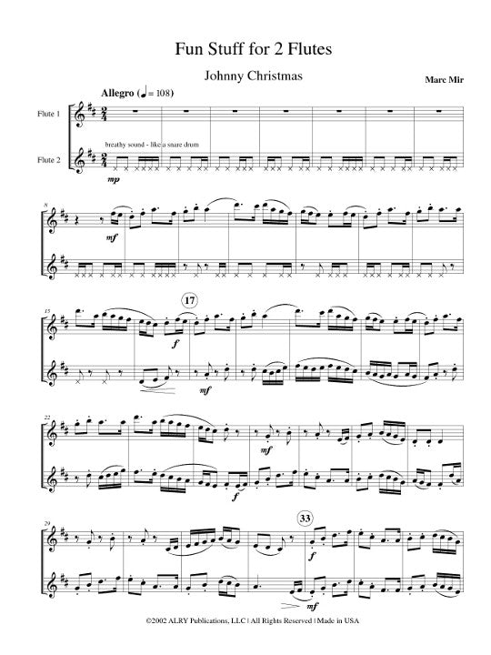 Mir, M :: Fun Stuff for 2 Flutes