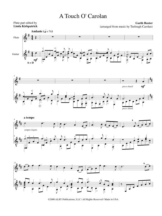 Baxter, G :: A Touch O'Carolan