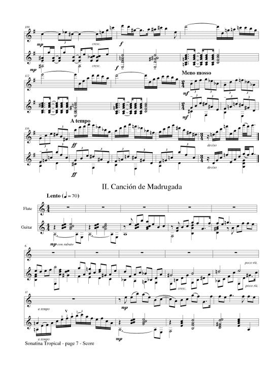 Lezcano, JM :: Sonatina Tropical