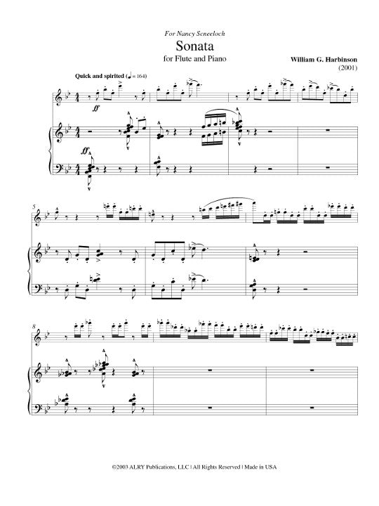 Harbinson, W :: Sonata