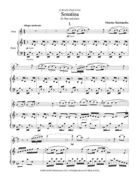 Mastripolito, N :: Sonatina