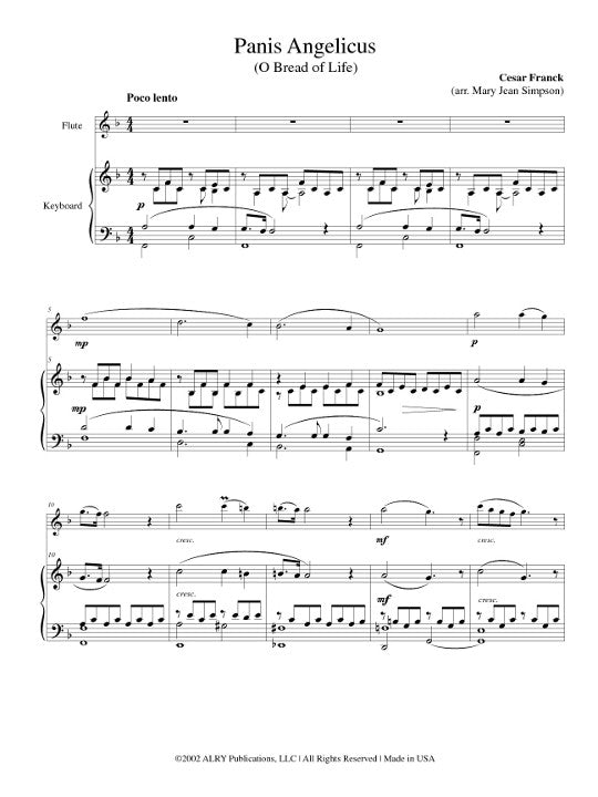 Franck, C :: Panis Angelicus