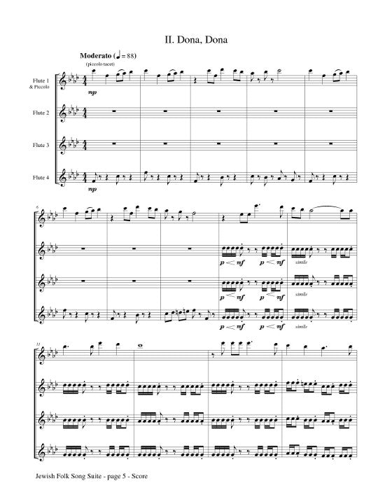 Traditional :: Jewish Folk Song Suite