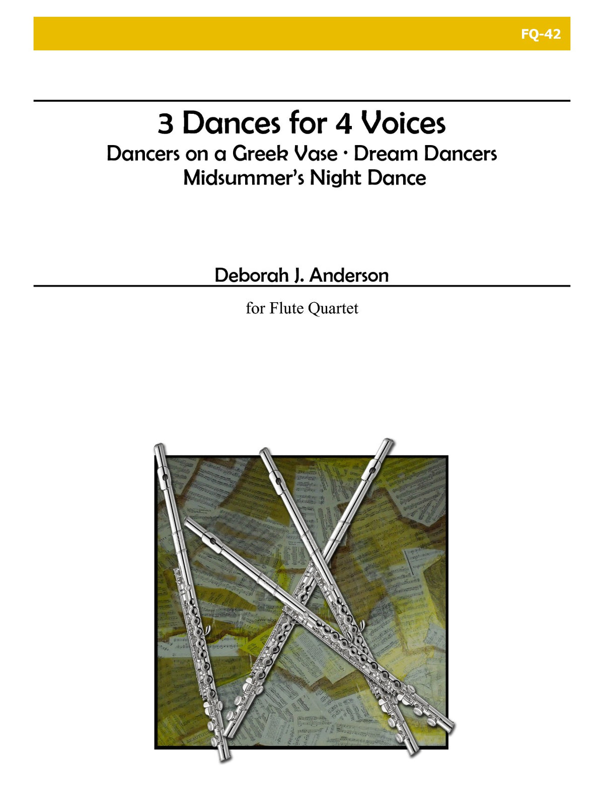 Anderson, DJ :: 3 Dances for 4 Voices