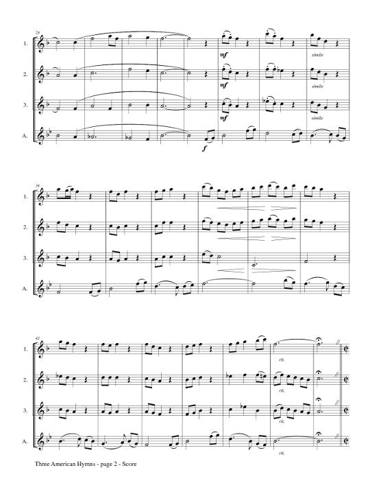 Traditional :: Three American Hymns
