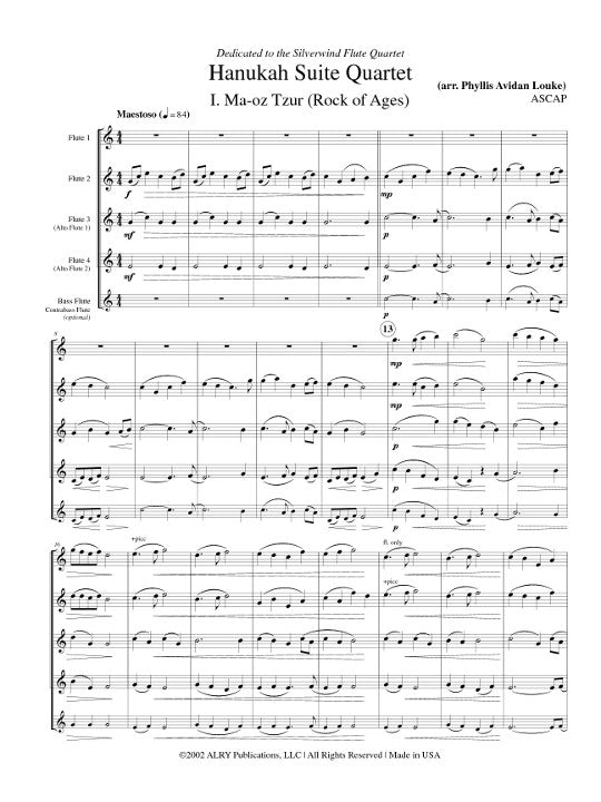 Traditional :: Hanukah Suite Quartet