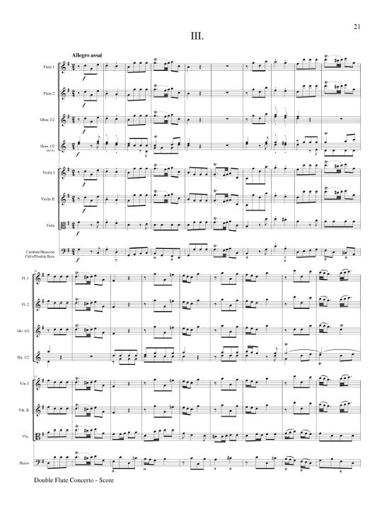 Quantz, JJ :: Double Flute Concerto in G Major