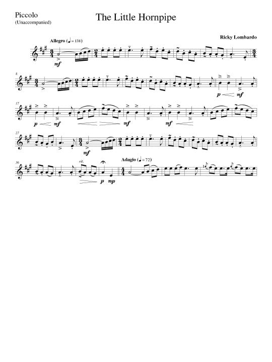 Lombardo, R :: The Little Hornpipe