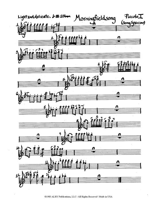 Adams, J :: Songbirdsongs