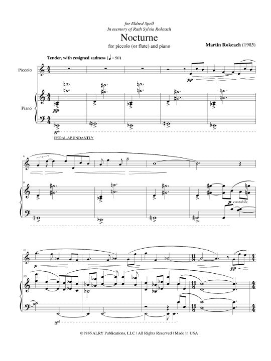 Rokeach, M :: Nocturne