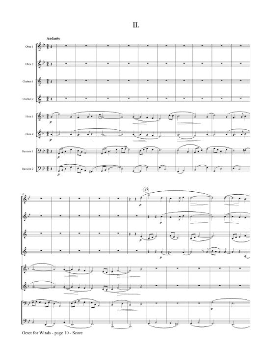 Febonio, T :: Octet for Winds