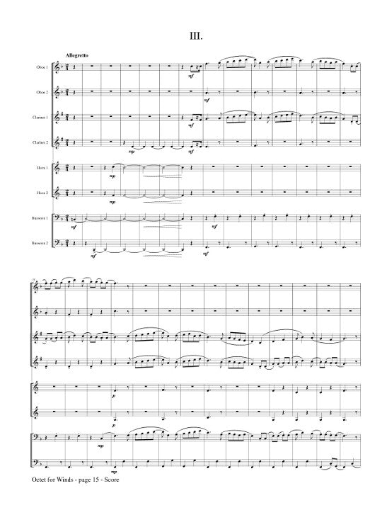 Febonio, T :: Octet for Winds