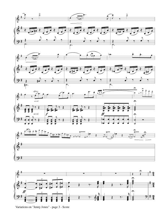 Young, JH :: Variations on 'Jenny Jones'