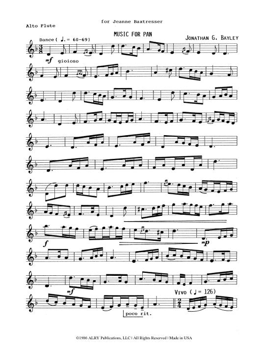 Various :: Solos for Alto Flute