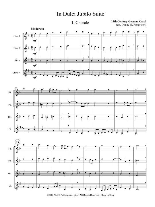 Robertson, D :: In Dulci Jubilo Suite