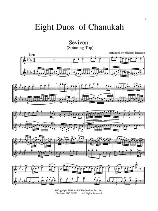 Traditional :: Eight Duos of Chanukah