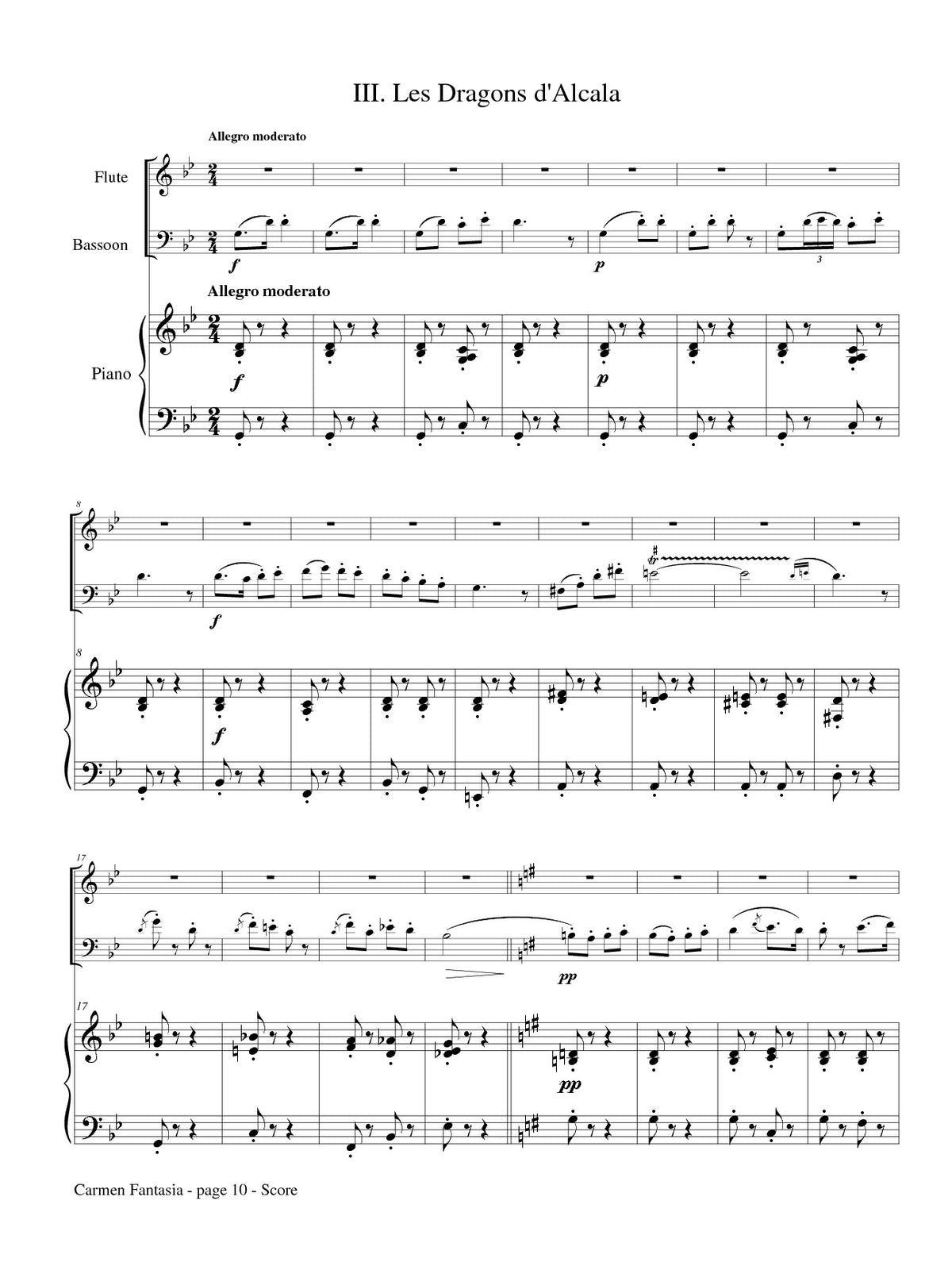 Bizet, G :: Carmen Fantasia