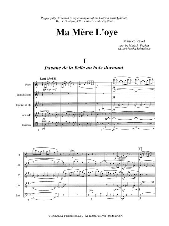 Ravel, M :: Ma Mere L'Oye