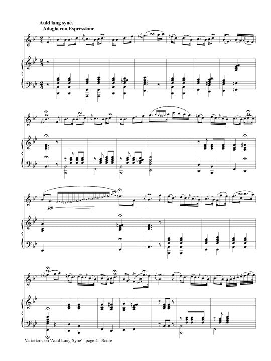 Nicholson, C :: Variations on 'Auld Lang Syne'