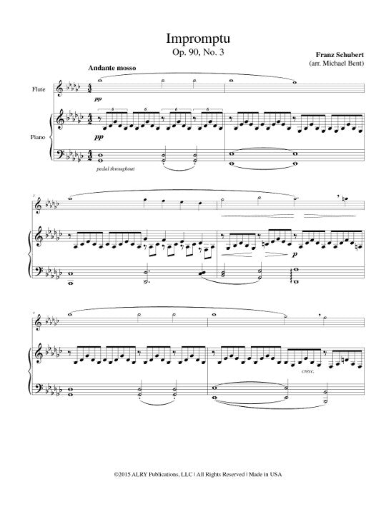 Schubert, F :: Impromptu op. 90, No. 3
