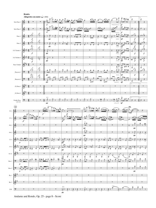Doppler, F :: Andante and Rondo