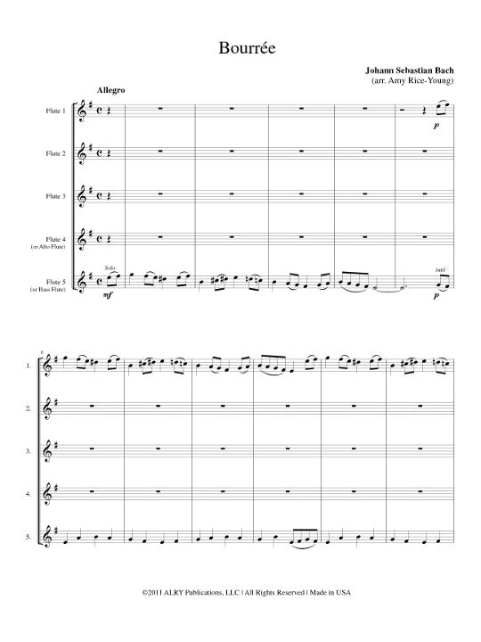 Bach, JS :: Bourree