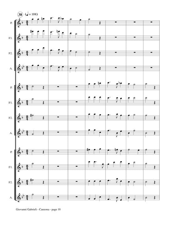 Gabrieli, G :: Canzona